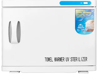 ACTIVESHOP Podgrzewacz Do Ręcznikow Ze Sterylizatorem Uv-C 23 L Biały 10003_130979 - Frezarki do paznokci - miniaturka - grafika 2