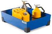Skrzynki i torby narzędziowe - 722 DENTA Wanna na małe pojemniki ze stali lakierowana bez kraty 65 l 774 x 584 x 200 72279444 79444-uniw - miniaturka - grafika 1