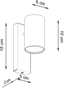Sollux Lighting Kinkiet UTTI czarny BITTERSWEET SHIMMER - Lampy ścienne - miniaturka - grafika 6