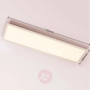 Lampenwelt com Podłużny panel LED Tinus, RGB i ciepła biel - Lampy sufitowe - miniaturka - grafika 5