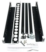 Szafy rack - StarTech.com StarTech.com 1U Fixed 19" Adjustable Depth Universal Server Rack Rails UNIRAILS1U - miniaturka - grafika 1