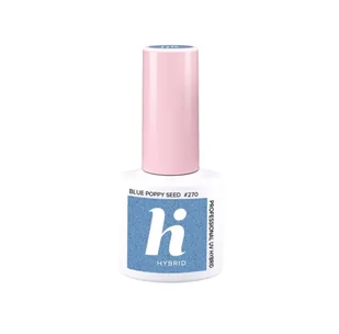 Hi Hybrid Hi Hybrid Lakier hybrydowy Spicy #270 Blue Poppy Seed 5ml - Lakiery hybrydowe - miniaturka - grafika 2