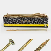 Inne akcesoria dekarskie - Wkręty ciesielskie łeb talerzowy 8x340 Torx 50szt - miniaturka - grafika 1