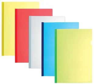 Grand Skoroszyt zaciskowy 9111 czerwony - Teczki i skoroszyty - miniaturka - grafika 2