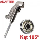 Uchwyty wiertarskie - Uchwyt kątowy przystawka wkrętarki adapter bitów długi) - miniaturka - grafika 1