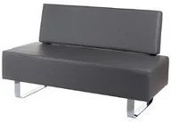 Meble kosmetyczne - Beauty System Kanapa do poczekalni Messina BD-6713 szara BD-6713/GREY - miniaturka - grafika 1