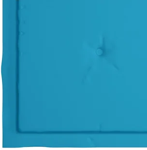 vidaXL vidaXL Poduszki na krzesła ogrodowe, 4 szt., błękitne, 50x50x4 cm - Poduszki na krzesła - miniaturka - grafika 5