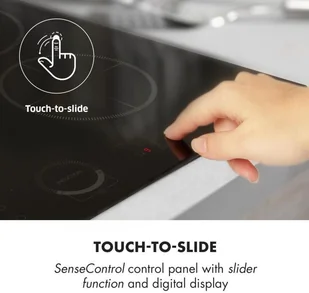 Płyta elektryczna do zabudowy Klarstein Delicatessa 60 Hybrid - Płyty elektryczne do zabudowy - miniaturka - grafika 5