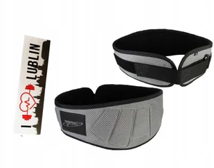 Trec Pas Kulturystyczny Szeroki Materiałowy Szary - Pasy kulturystyczne - miniaturka - grafika 7