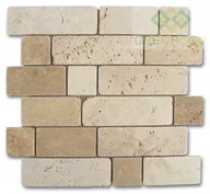 Płytki ceramiczne - Dune TRAVERTINO BRICK 30,5x30,5 - miniaturka - grafika 1