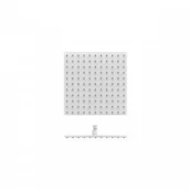 Deszczownice - Tres 13413830BM Deszczownica Mosiężna 300x300 mm BIAŁY MAT - miniaturka - grafika 1