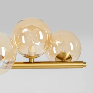 KARE Scala Balls lampa wisząca, złota - Lampy sufitowe - miniaturka - grafika 4