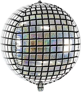 PartyDeco Balon foliowy Kula dyskotekowa, 40cm FB36 - Balony i akcesoria - miniaturka - grafika 4
