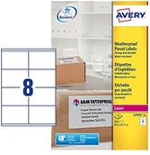 Dodatki do drukarek i skanerów - Avery l7993 25 odporna na warunki atmosferyczne etykiety na przesyłki, biały L7993-25 - miniaturka - grafika 1