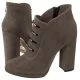 Botki damskie - Nessi Botki Szare 928/N 198 (NE34-c) - miniaturka - grafika 1