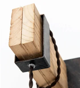 Orion Kinkiet Cellar z drewna, 1-punktowy - Lampy ścienne - miniaturka - grafika 5