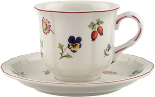 Villeroy Boch Boch Filiżanka do kawy ze spodkiem Petite Fleur 1023951290 - Filiżanki - miniaturka - grafika 4