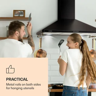 Klarstein Victoria 90 DSM-Victoria-90BK - Okapy kuchenne - miniaturka - grafika 2