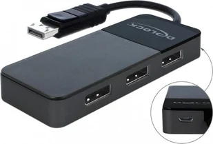 Delock 87737 rozgałęziacz telewizyjny DisplayPort 3x DisplayPort, DisplayPort splitter - Przedłużacze i rozgałęźniki - miniaturka - grafika 3