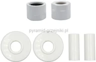 Akcesoria grzewcze - Vario Term Zestaw maskujący rozety + tuleje + złączki CU/PEX - białe CU - instalacja miedziana ZMR1M15xM2206 - miniaturka - grafika 1