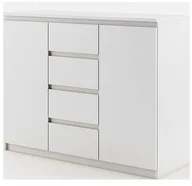 Komody - Komoda IDEA ID-04 Biały ID4BI - miniaturka - grafika 1