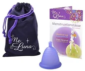Kubeczki menstruacyjne - ME LUNA Me Luna Kubek menstruacyjny Sport, kulka, niebiesko-fioletowy, rozmiar Shorty L - miniaturka - grafika 1