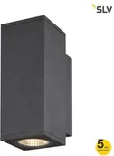 Lampy ogrodowe - Spotline Slv ENOLA SQUARE UP/DOWN S lampa ścienna LED zewnętrzna CCT 3000/4000K 1003418 1003418/SLV - miniaturka - grafika 1