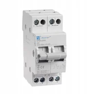 Bezpieczniki elektryczne - Spamel Przełącznik sieć-agregat 1-0-2 2P 40A Spmp - miniaturka - grafika 1