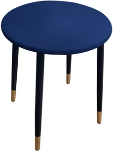 Taboret TRIX AL14 mahoń podstawa czarna/złota - Taborety i hokery - miniaturka - grafika 3