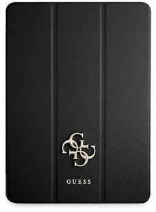 GUESS Etui na iPad 12.9" 2021 Guess Saffiano Collection Book Cover czarny GUE001474 - Etui do tabletów - miniaturka - grafika 2