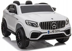 Import LEANToys Mercedes GLC 63S Biały 4126 - Pojazdy elektryczne dla dzieci - miniaturka - grafika 2