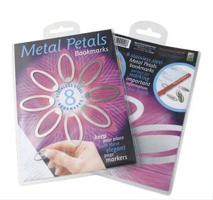 Metal Petals Boomkarks zestaw 8 metalowych zakładek - Zakładki do książek Metal Petals Boomkarks zestaw 8 metalowych zakładek - Zakładki do książek - miniaturka - grafika 2