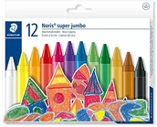 Kredki, ołówki, pastele i pisaki - Staedtler 226 nc12  Noris Club Super Jumbo kredka kredą, 12 sztuk w etui - miniaturka - grafika 1