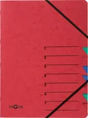 Teczki i skoroszyty - Pagna Teczka Easy 7 Fächer 1-7 rot - miniaturka - grafika 1