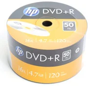 Nośniki danych - HP Hewlett-Packard Płyty DVD-R 4.7GB x16 50 sztuk HP1650S (HP1650S+) - miniaturka - grafika 1