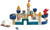 Klocki - Plan Toys Klocki "Zamek rycerski" - 47 el. - 3+ - miniaturka - grafika 1