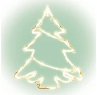 Oświetlenie świąteczne - FK Technics LED Dekoracja okienna 35xLED/3xAA ciepła biel - miniaturka - grafika 1