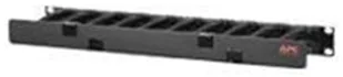 APC Horizontal Cable Manager, 1U x 4" Deep, Single-Sided with Cover AR8602A - Akcesoria do szaf serwerowych - miniaturka - grafika 4