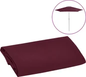 Pozostałe meble ogrodowe - vidaXL Pokrycie do parasola ogrodowego bordowe 300 cm 313800 - miniaturka - grafika 1