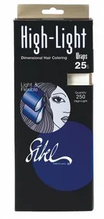 Sibel SIBEL Listki do pasemek pokrytych samopodgrzewającą się folią polietylenową 10x25cm 250 sztuk 0000048599 - Odżywki do włosów - miniaturka - grafika 2