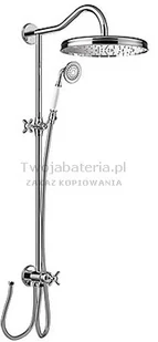 Tres Zestaw prysznicowy chrom Monoclasic 24247601 - Zestawy prysznicowe - miniaturka - grafika 2