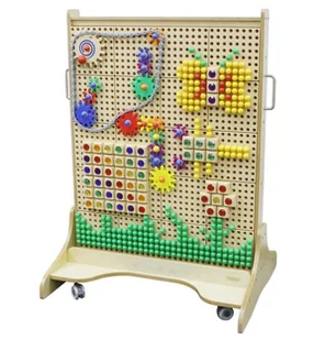 Masterkidz MASTERKIDZ Drewniana Tablica STEM Wolnostojąca ME09531 - Tablice dla dzieci - miniaturka - grafika 2