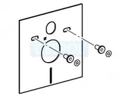 Stelaże i zestawy podtynkowe do WC - Geberit Zestaw do izolacji akustycznej Do kompaktu WC i bidetu biały 156.050.00.1 - miniaturka - grafika 1