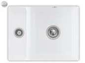 Zlewozmywaki - Villeroy & Boch Subway XU Classicline (podblatowy) 440x545mm KA stone [Biały mat] (675802RW) - miniaturka - grafika 1