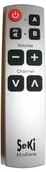Inne akcesoria audio-wideo - Seki SeKi Medium Pojętny uniwersalny pilotowi zdalnego sterowania Srebrny/Czarny 4260237193227 - miniaturka - grafika 1