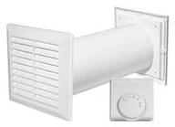 Akcesoria do wentylacji i klimatyzacji - Awenta Zestaw wentylacyjny CM100 Cosy Move 4w1 z termostatem biały - miniaturka - grafika 1