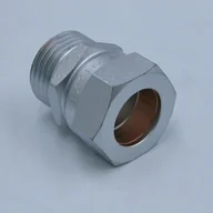 Akcesoria grzewcze - Vario Term Złączka skręcalna GZ 1/2 x Cu 15x1, Kolor: Czarny błyszczący 118500045/13 - miniaturka - grafika 1