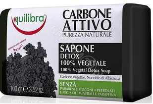Equilibra Mydło oczyszczające z aktywnym węglem 8000137015016 - Mydła - miniaturka - grafika 2