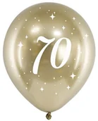 Balony i akcesoria - PartyDeco "Balony Glossy 30cm, 70, złoty (1 op. / 6 szt.)" CHB14-1-70-019-6 [15347858] - miniaturka - grafika 1
