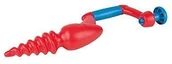 Zabawki i gry sportowe - Hape International Hape e8180  wiertło do piasku, czerwony - miniaturka - grafika 1